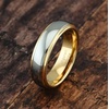 100S JEWELRY Engraved Personalized 6mm Tungsten Rings For Men Women Wedding Band Two Tones Gold Silver Engagement Size 5-13(tungsten – standard)
