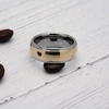 100S JEWELRY Engraved Personalized Tungsten Rings For Men Women Wedding Band Two Tones Gold Mirror Finish Sizes 6-16(tungsten – custom text engraving)